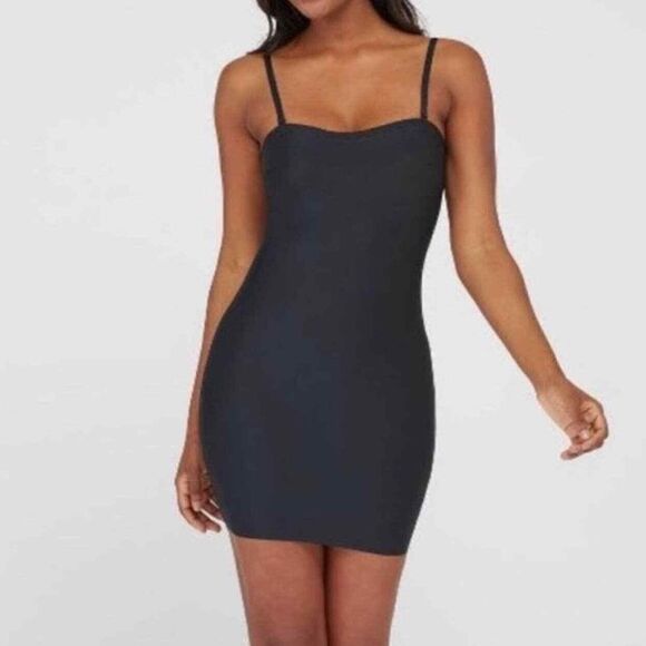 NWOT ASSETS by SPANX Shaping Slip Dress Black XL - Picture 6 of 6